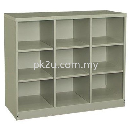 A1-MPH-3-15 - 9 PIGEON HOLE CABINET 15 INCHES DEPTH Steel Pigeon Hole Steel Cabinet Steel Furniture Johor Bahru (JB), Malaysia Supplier, Manufacturer, Supply, Supplies | PK Furniture System Sdn Bhd