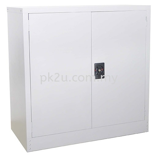 A1-MC-1-SD - HALF HEIGHT STEEL SWING DOOR CUPBOARD CW 1PCS ADJUSTABLE SHELF Steel Cupboard Steel Cabinet Steel Furniture Johor Bahru (JB), Malaysia Supplier, Manufacturer, Supply, Supplies | PK Furniture System Sdn Bhd