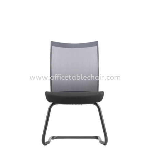 MESH II EXECUTIVE VISITOR FABRIC CHAIR WITHOUT ARMREST C/W EPOXY BLACK CANTILEVER BASE MH-5N