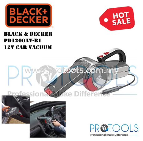 PV1200AV-B1 BLACK & DECKER 12V CAR VACUUM Others Johor Bahru (JB), Malaysia, Senai Supplier, Suppliers, Supply, Supplies | Protools Hardware Sdn Bhd