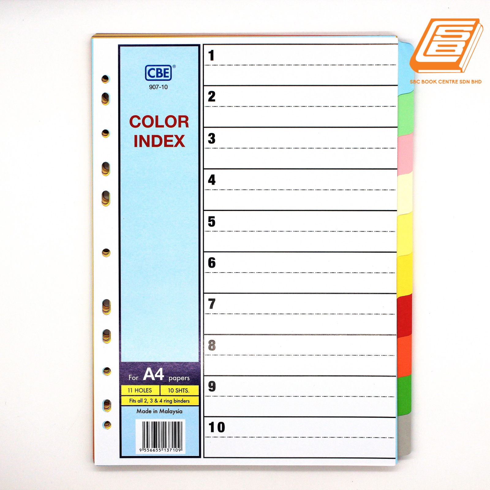 CBE -A4 Color Index - (907-10)
