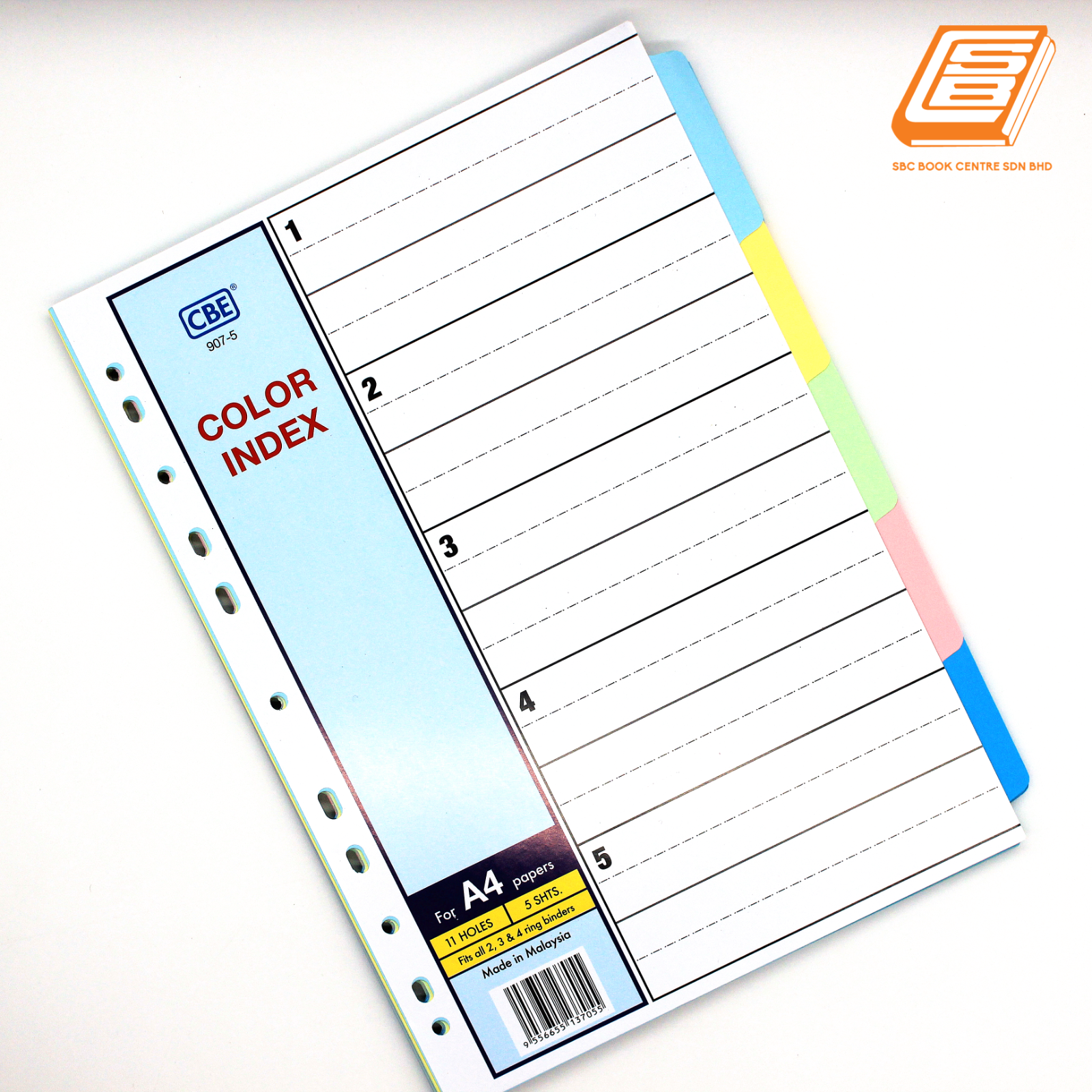 CBE -A4 Color Index - (907-5) 