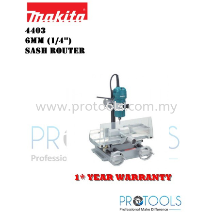 MAKITA 4403 6mm (1/4) C Sash Router - 1 YEAR WARRANTY Others Johor Bahru (JB), Malaysia, Senai Supplier, Suppliers, Supply, Supplies | Protools Hardware Sdn Bhd