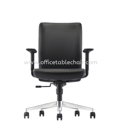 ERGO EXECUTIVE MEDIUM BACK PU CHAIR WITH ALUMINIUM DIE-CAST BASE ER381L