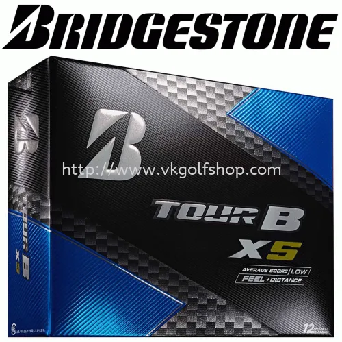 BRIDGESTONE TOUR B XS WHITE GOLF BALLS / DOZEN 12 BALL PACK / NEW FOR 2019