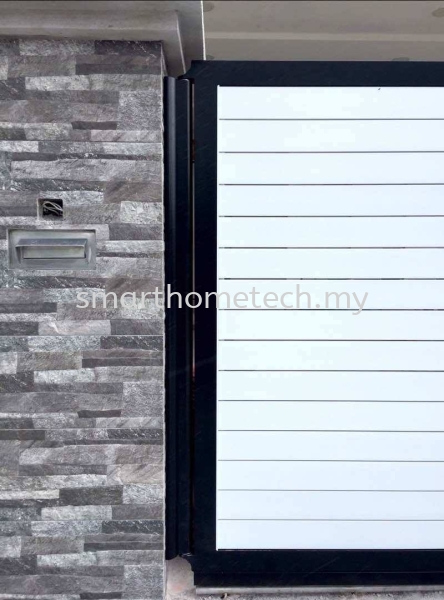 Fully Aluminium Gate(Trackless) Trackless Fully Aluminium Gate Melaka, Malaysia Supplier, Supply, Supplies, Installation | SmartHome Technology Solution