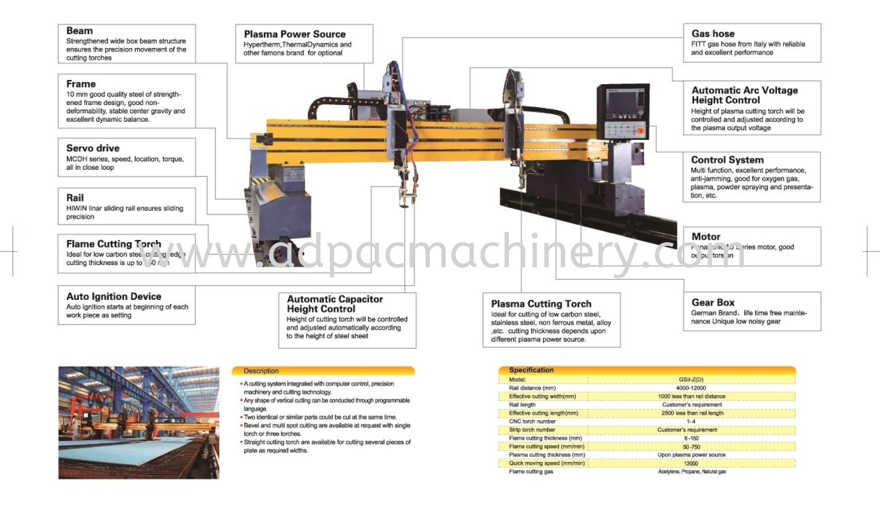 Heavy Duty CNC Plasma Cutting Machine