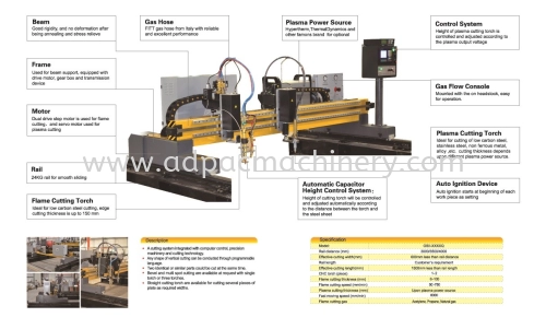 Light Duty CNC Plasma Cutting Machine