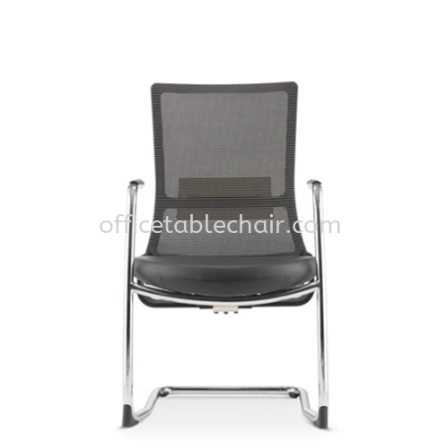 ROYSES VISITOR ERGONOMIC MESH CHAIR WITH ARM AND CHROME CANTILEVER BASE ARC 8513L
