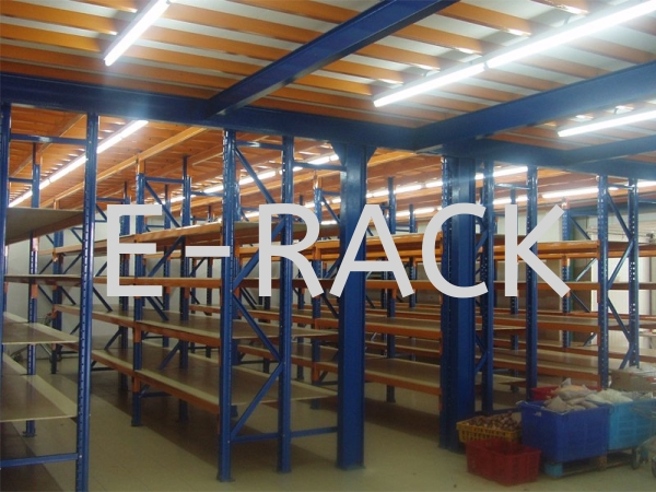 MEZZANINE FLOOR - 2 TIER STORAGE RACKING WITH I-BEAM PLATFORM Beam Plate Form Selangor, Malaysia, Kuala Lumpur (KL), Kajang Supplier, Suppliers, Supply, Supplies | E-Rack Solution Sdn Bhd