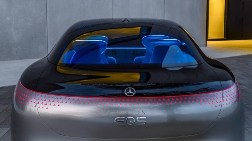 Mercedes Unveils Its Vision EQS Electric Super Car
