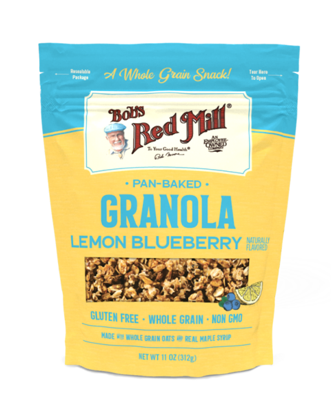 Pan-Baked Granola Lemon Blueberry Oats, Cereal and Granola Bobs Red Mill Malaysia, Selangor, Kuala Lumpur (KL) Distributor, Wholesaler, Supplier, Supply | Ballun Distribution (M) Sdn Bhd