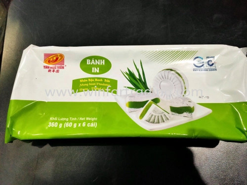 TAN HUE VIEN SNOW FLAKE CAKE PANDAN 360GM