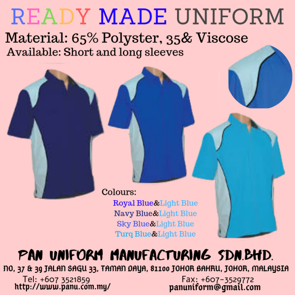 ready made Others Johor Bahru JB Malaysia Uniforms Manufacturer, Design & Supplier | Pan Uniform Manufacturing Sdn Bhd