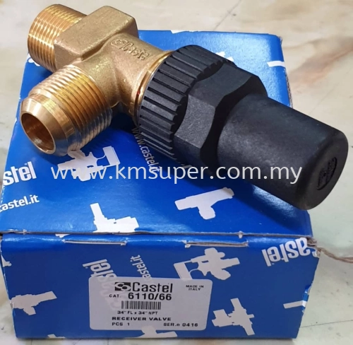 6110/66 - CASTEL 6110/66 RECEIVER VALVE ; ANGLE VALVE