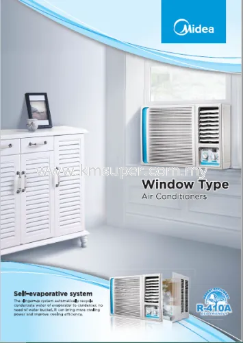 MIDEA R410A WINDOW TYPE AIR CONDITIONING