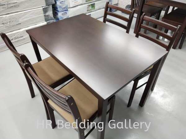 Soild Wood Dining Table Soild Wood Dining Table Bedroom Set Malaysia, Negeri Sembilan, Mantin Supplier, Suppliers, Supply, Supplies | HR Bedding Gallery