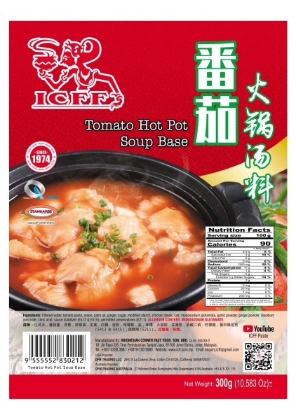 TOMATO HOT POT SOUP BASE Condiments/Sauces Sarawak, Malaysia, Kuching, Johor Bahru, JB Supplier, Suppliers, Supply, Supplies | Foodmen Sdn Bhd