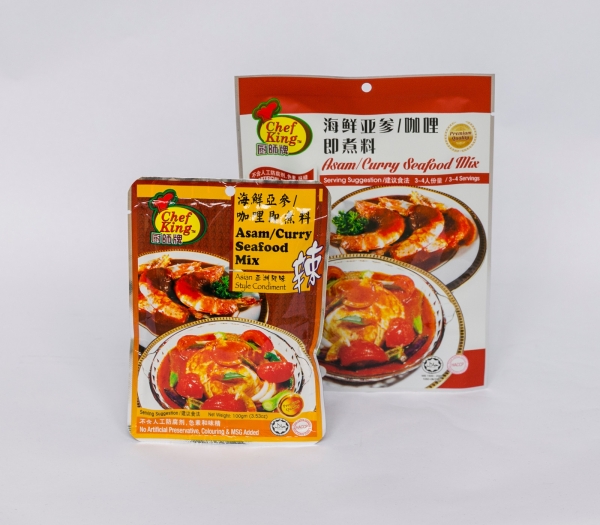 ASAM / CURRY SEAFOOD MIX-100GM Condiments/Sauces Sarawak, Malaysia, Kuching, Johor Bahru, JB Supplier, Suppliers, Supply, Supplies | Foodmen Sdn Bhd