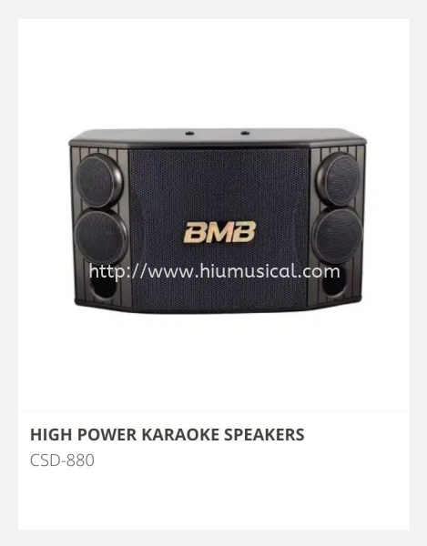 BMB CSD 880 Karaoke Speaker BMB Karaoke Speaker Karaoke System Johor Bahru JB Malaysia Supply Supplier, Services & Repair | HMI Audio Visual Sdn Bhd