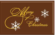 CM-30 Christmas Logo Chocolate Decoration Malaysia, Selangor, Kuala Lumpur (KL), Shah Alam Manufacturer, Supplier, Supply, Supplies | Sanae Food Sdn Bhd