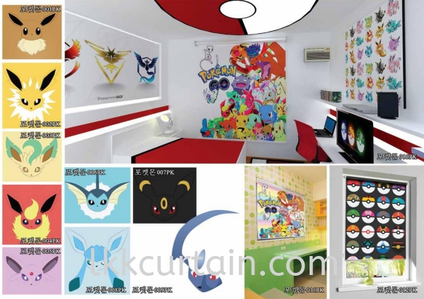  Cartoon Series Wall Mural and Blinds Series Johor Bahru (JB), Malaysia, Kulai Supplier, Suppliers, Supply, Supplies | LKK Curtain