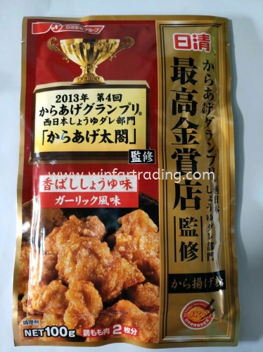 NISSIN KARAAGE KO KOUBASHI SHOYU GARLIC 100G 4902110316155