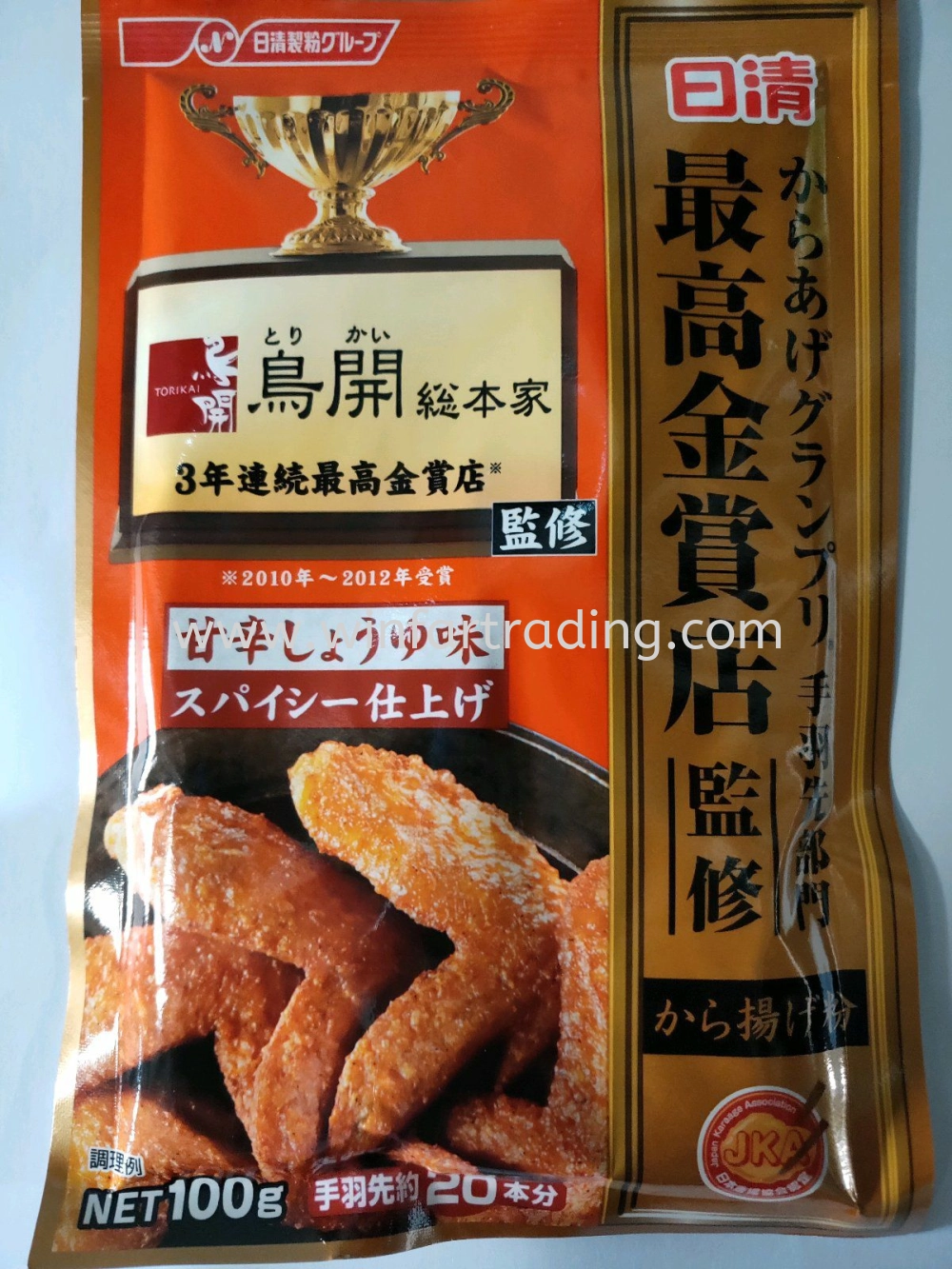 日清辛口酱油味炸鸡粉100G