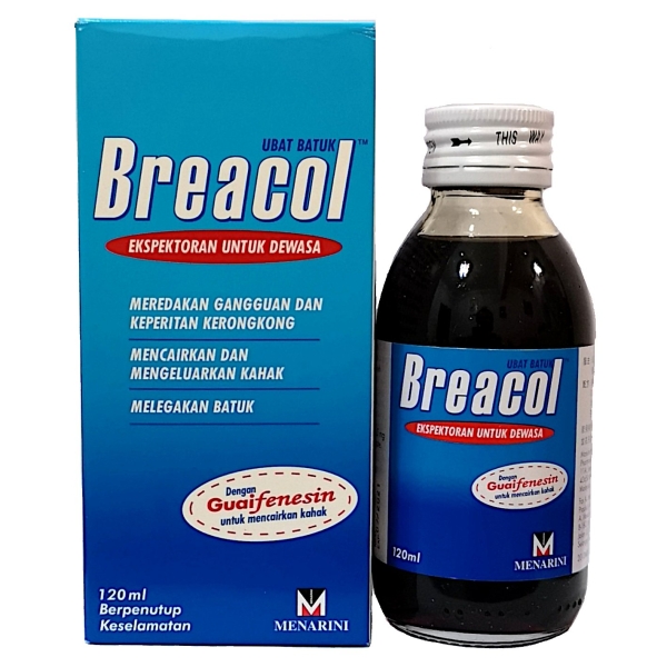 BREACOL COUGH SYRUP (ADULT) 120ML SYRUP COUGH Puchong, Selangor, Kuala Lumpur (KL), Malaysia Wholesaler, Supplier, Supplies, Supply | NANG HIN MEDICAL SDN BHD