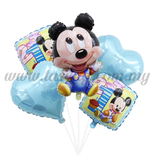 Foil Balloon Set (Baby Mickey) - 5 in 1 (FB-MC-T021)