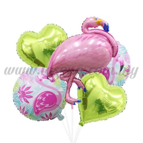 Foil Balloon Set (Flamingo) - 5 in 1 (FB-MC-T096)