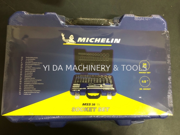 MICHELIN 1/2 DR.SOCKET WRENCH SET 38PCS Tools Kuala Lumpur (KL), Malaysia, Selangor, Kepong Supplier, Suppliers, Supply, Supplies | YI DA MACHINERY & TOOLS