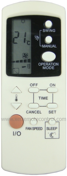 MAC25DGM MISTRAL AIR CONDITIONING REMOTE CONTROL MISTRAL AIR CON REMOTE CONTROL Johor Bahru (JB), Malaysia Manufacturer, Supplier | XET Sales & Services Sdn Bhd