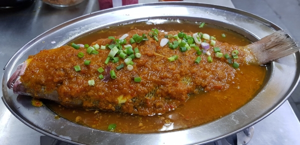 Sweet sauce steam fish ɫ Malaysia, Selangor, Kuala Lumpur (KL), Puchong ǲ | Restoran Bah Kut Teh Yap Chuan Puchong