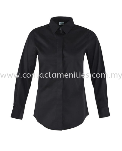 Service Shirt - L/Sleeves Black (Female)
