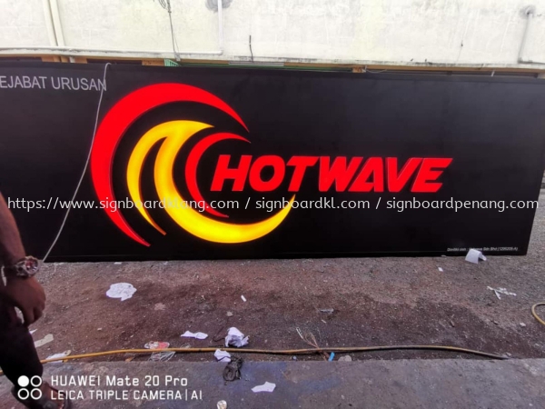 Hotwave 3d LED conceal box up lettering signage signboard at kota damansara Kuala Lumpur 3D LED Signage Selangor, Malaysia, Kuala Lumpur (KL) Pembuat, Pebekal, Pemasangan | Great Sign Advertising (M) Sdn Bhd