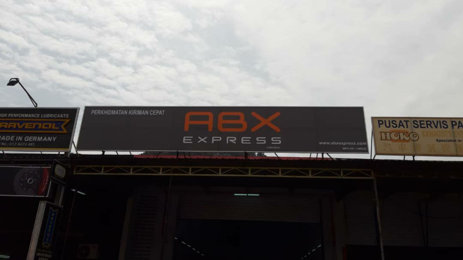 Abx Express Normal Metal G I Signage Signboard At Batu Cave Kuala Lumpur Gi Metal Signage Klang