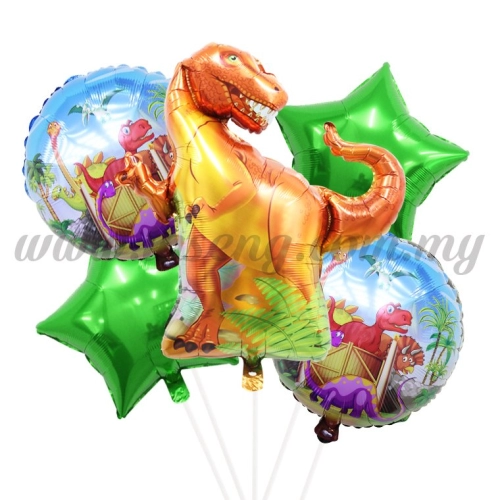 Foil Balloon Set (Dinosaur) - 5in1 (FBT119-5IN1)