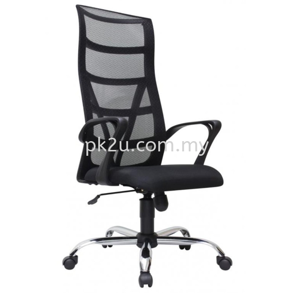 PK-BCMC-14-H-CR-C1- Kasano 3 High Back Mesh Chair with Chrome Base  Basic Mesh Chair Mesh Office Chair Office Chair Johor Bahru (JB), Malaysia Supplier, Manufacturer, Supply, Supplies | PK Furniture System Sdn Bhd