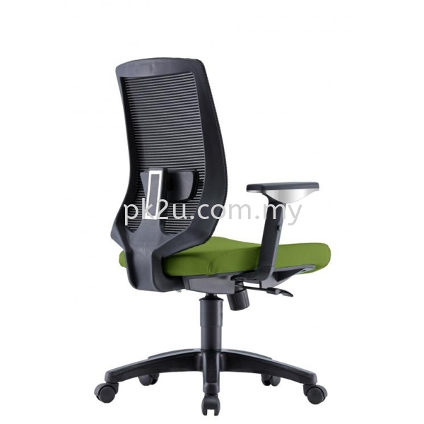 PK-BCMC-25-M-AA-C1-Amber Medium Back Mesh Chair with Adjustable Armrest Basic Mesh Chair Mesh Office Chair Office Chair Johor Bahru (JB), Malaysia Supplier, Manufacturer, Supply, Supplies | PK Furniture System Sdn Bhd