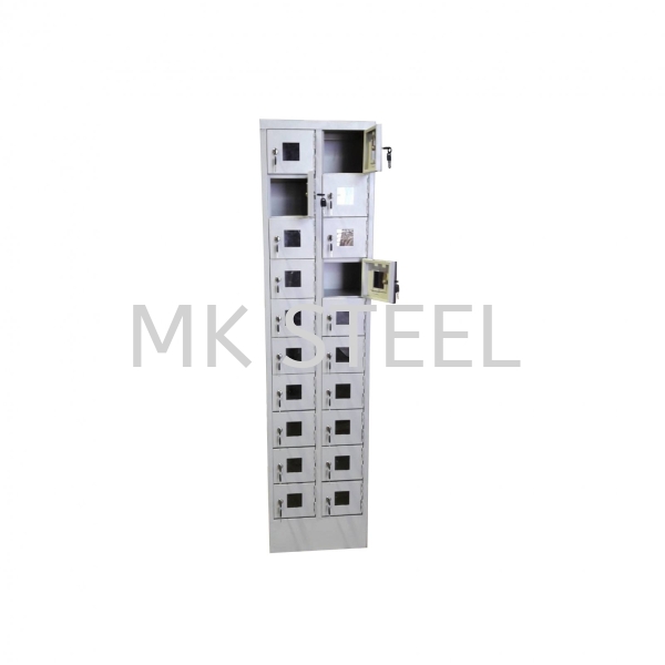 20 COMPARTMENT PHONE LOCKER WITH ACRYLIC DOOR Phone Locker Malaysia, Selangor, Kuala Lumpur (KL), Sungai Buloh Manufacturer, Supplier, Supply, Supplies | MK STEEL HARDWARE SDN BHD