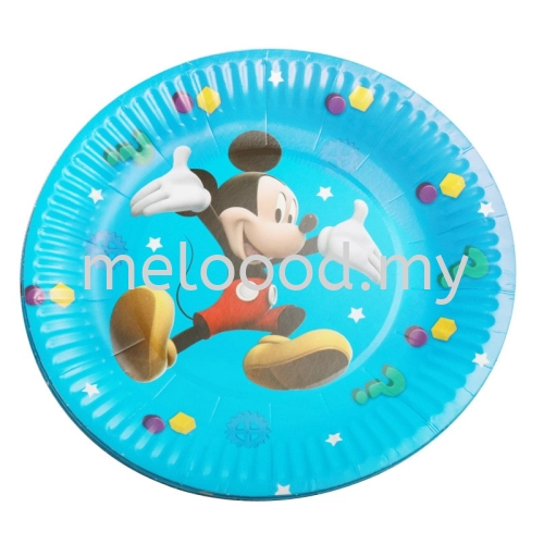 Paper Plate 10'S - Mickey