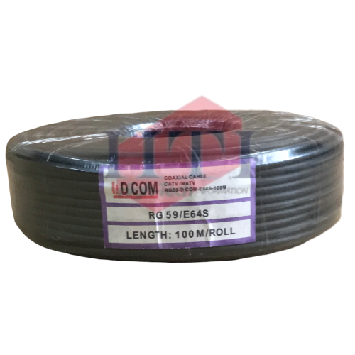 DCOM RG59 E64 CATV COAXIAL CABLE 100M RG59 Coaxial Cable Coaxial Component Johor Bahru (JB), Malaysia Suppliers, Supplies, Supplier, Supply | HTI SOLUTIONS SDN BHD