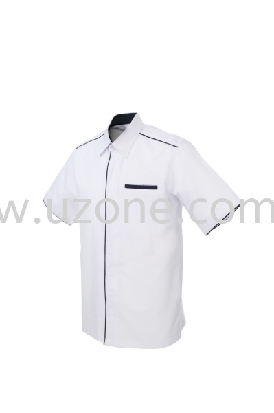 OF1006 (Ready Stock) WHITE / NAVY OF100 Male Corporate Uniform Ulu Tiram, Malaysia, Kuala Lumpur (KL), Selangor Manufacturer, Supplier, Supply, Supplies | Hern Loong Perniagaan Sdn. Bhd.