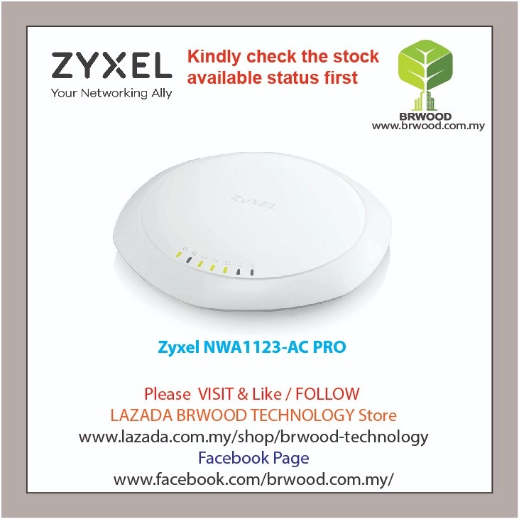 Sygdom Perth Forud type Zyxel NWA1123-AC PRO: 802.11ac Dual-Radio Dual Mount PoE Access Point  Selangor, Malaysia, Kuala Lumpur (KL), Puchong Service, Installation |  Brwood Technology