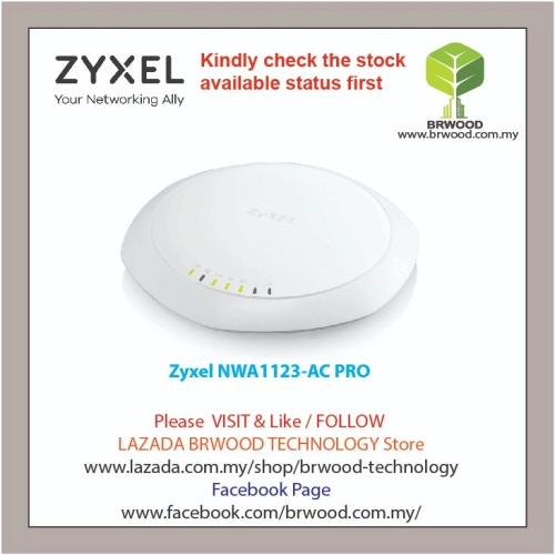 Zyxel NWA1123-AC PRO: 802.11ac Dual-Radio Dual Mount PoE Access Point