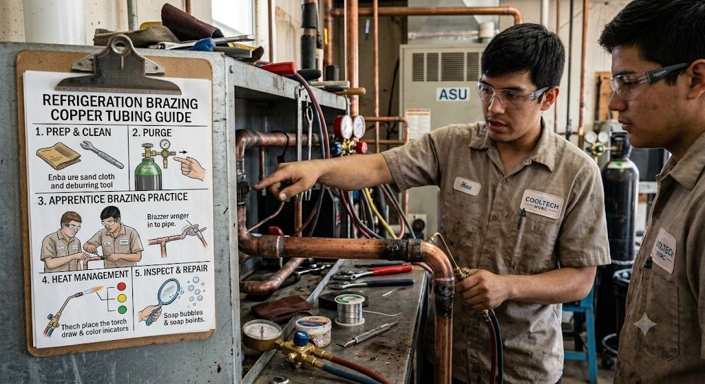 refrigeration brazing copper tubing guide