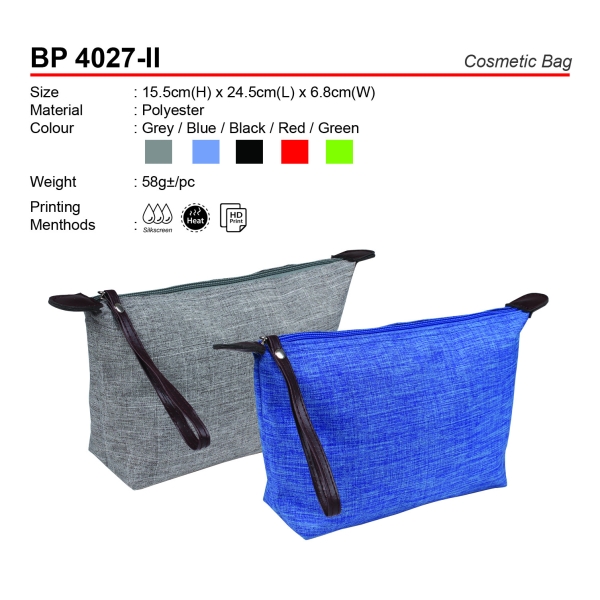 BP 4027-II Cosmetic Bag Bag Premium Gift Johor Bahru (JB), Malaysia, Kuala Lumpur (KL), Selangor, Singapore Supplier, Suppliers, Supply, Supplies | M Sport Apparel