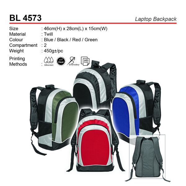 BL 4573 Laptop Backpack Bag Premium Gift Johor Bahru (JB), Malaysia, Kuala Lumpur (KL), Selangor, Singapore Supplier, Suppliers, Supply, Supplies | M Sport Apparel