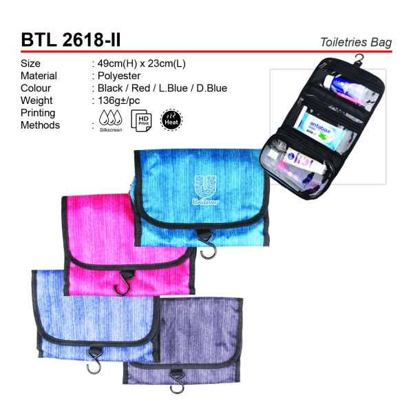 BTL 2618-II Toiletries Bag Bag Premium Gift Johor Bahru (JB), Malaysia, Kuala Lumpur (KL), Selangor, Singapore Supplier, Suppliers, Supply, Supplies | M Sport Apparel